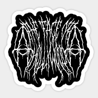 Death Metal Hollywood Sticker